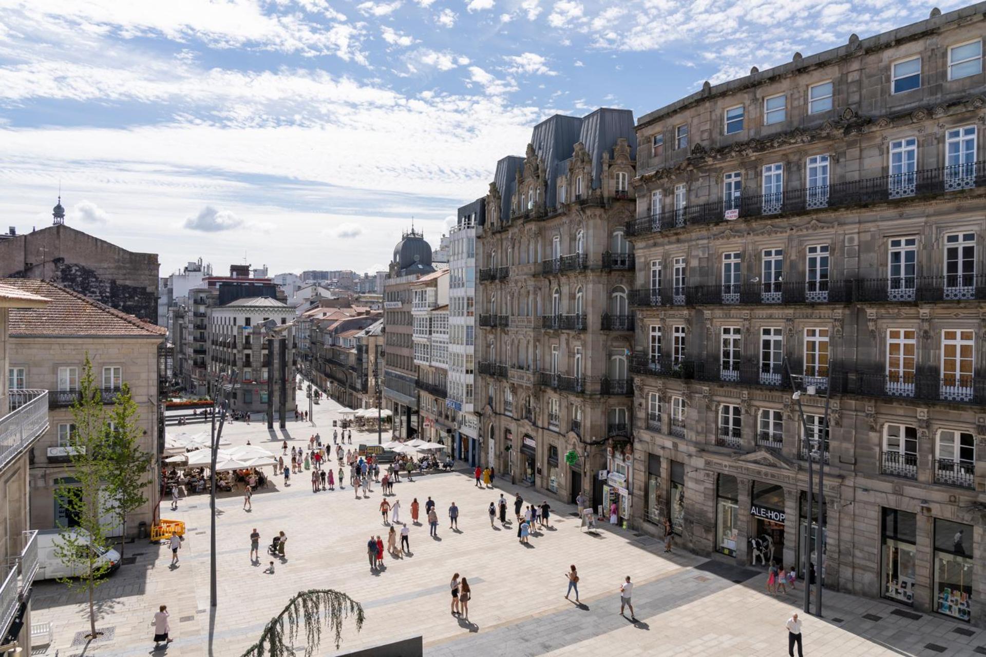 Hotel Alda Puerta Del Sol Vigo Esterno foto